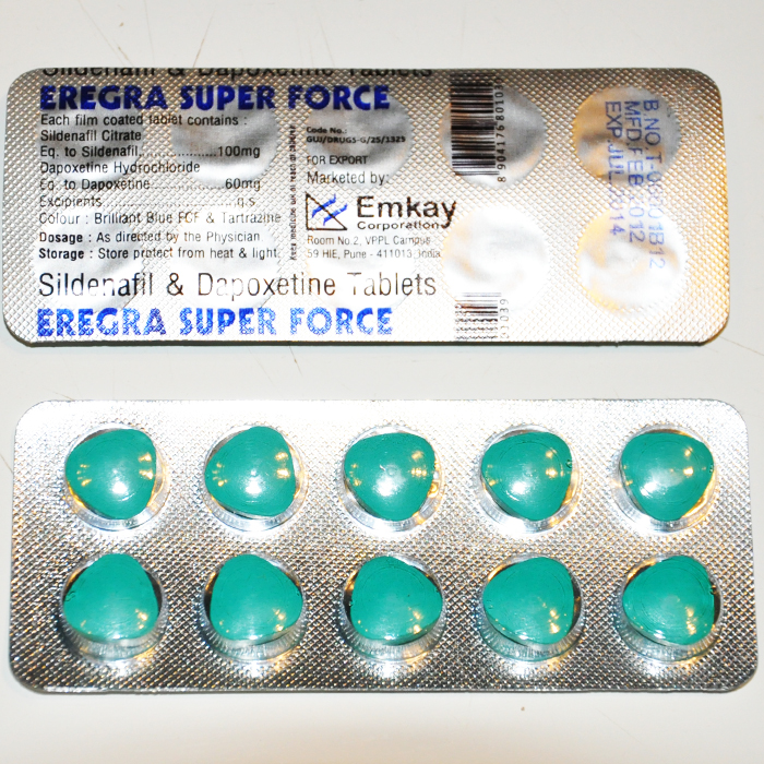 Super P-FORCE® (Силденафил + Дапоксетин) 10 табл.